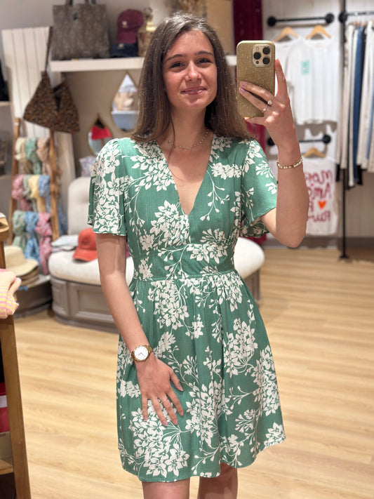 Robe vert sauge event