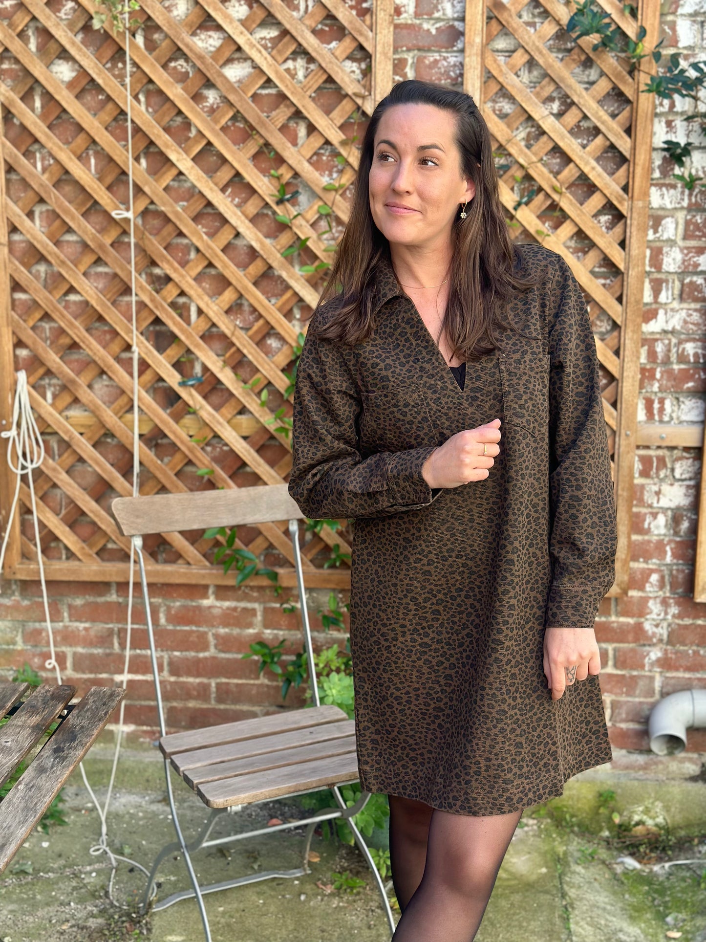 Robe jeans choco léo