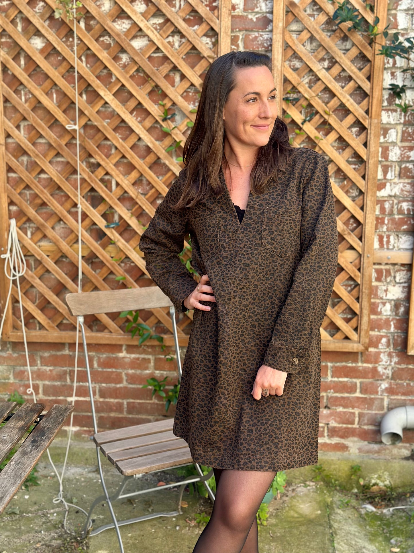 Robe jeans choco léo