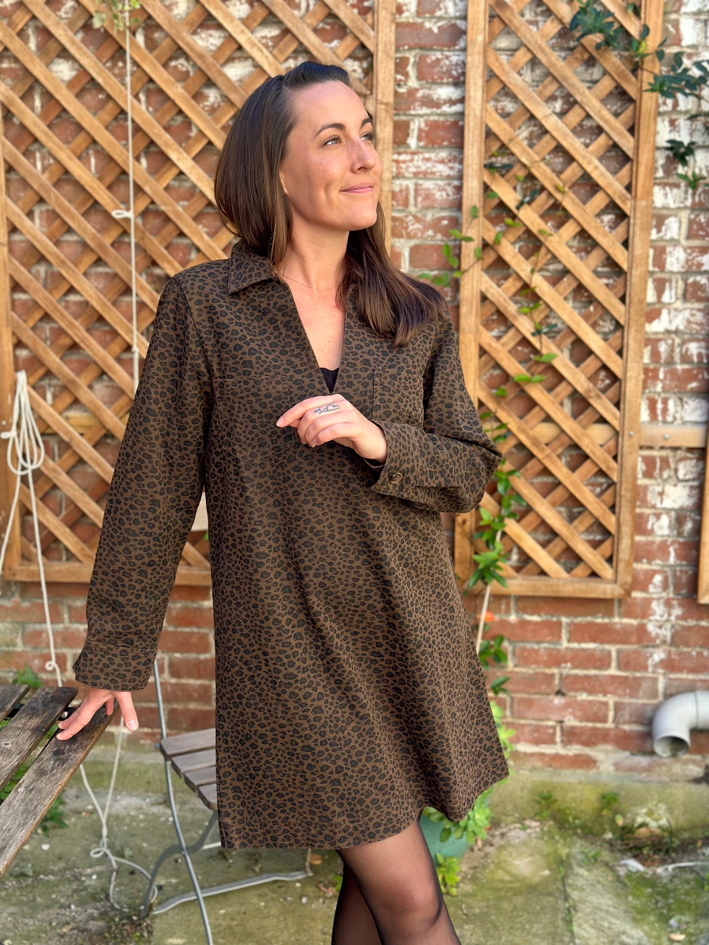 Robe jeans choco léo
