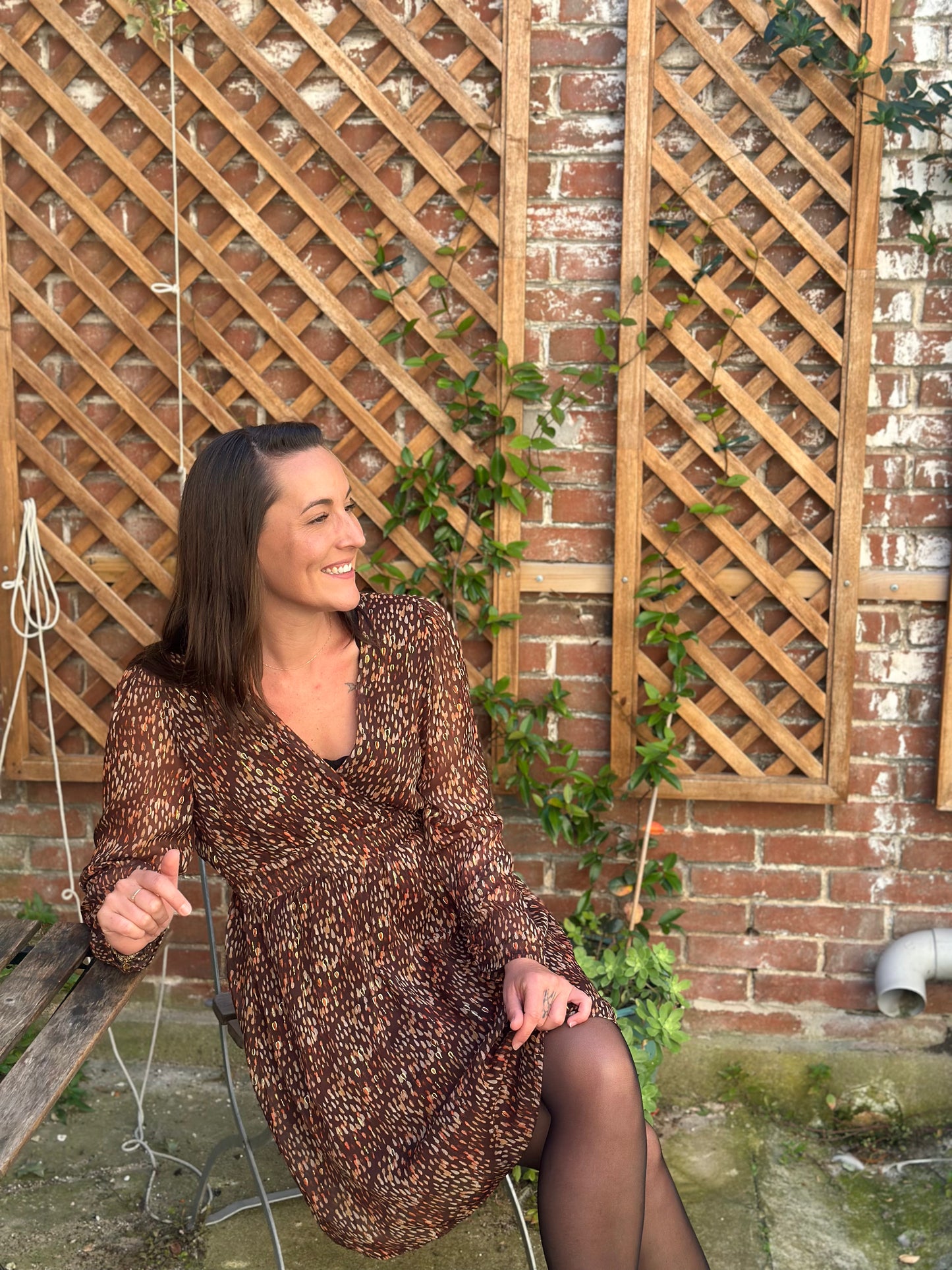Robe choco paillettes