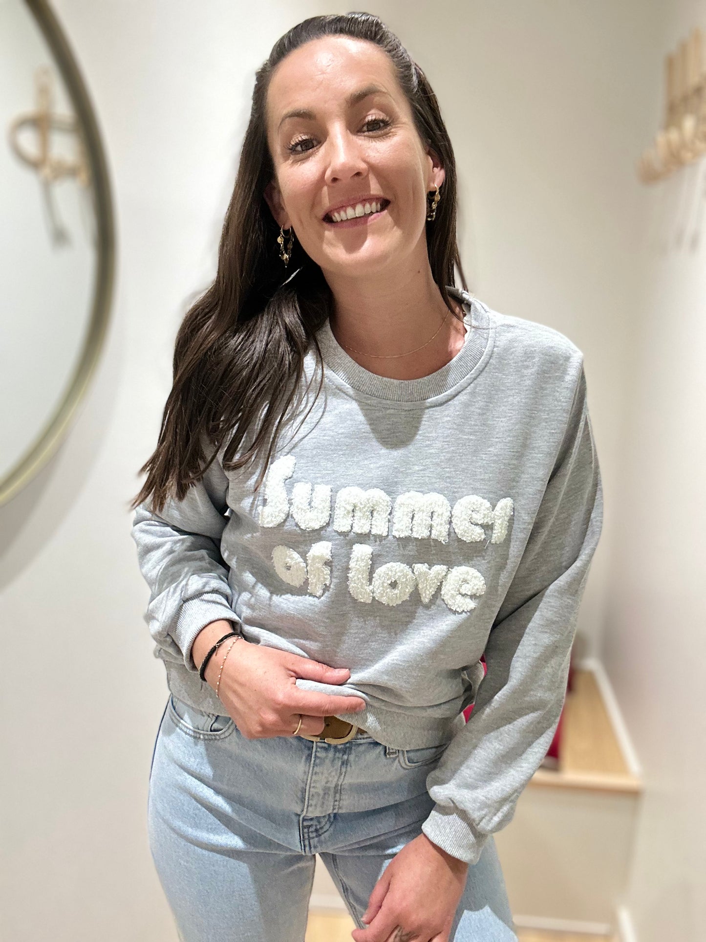 Sweat gris Summer of love