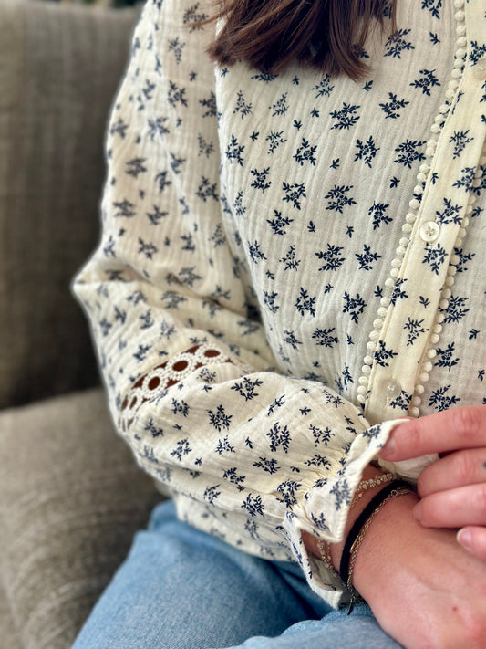 Chemise brin marine DG