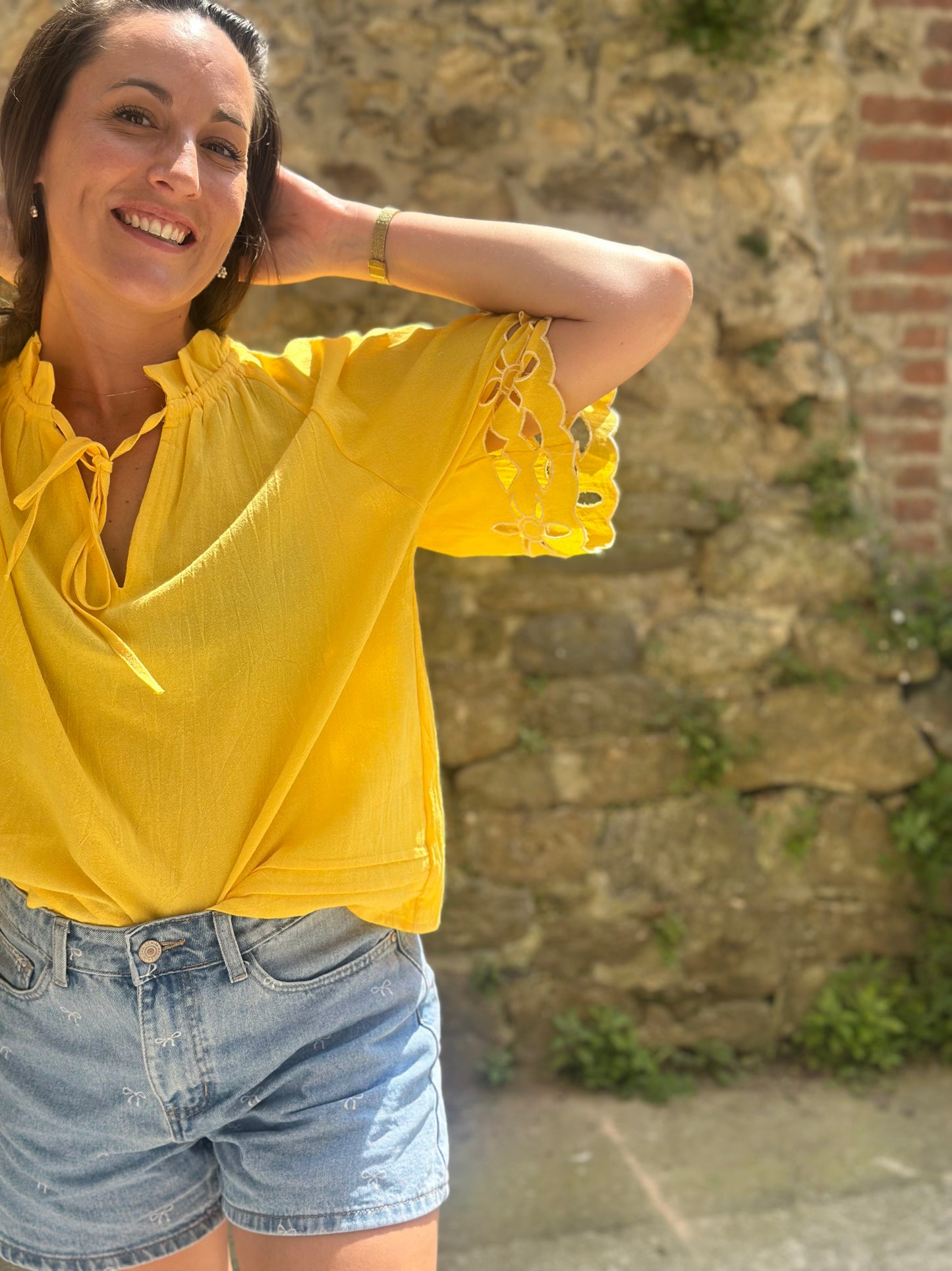 Blouse jaune