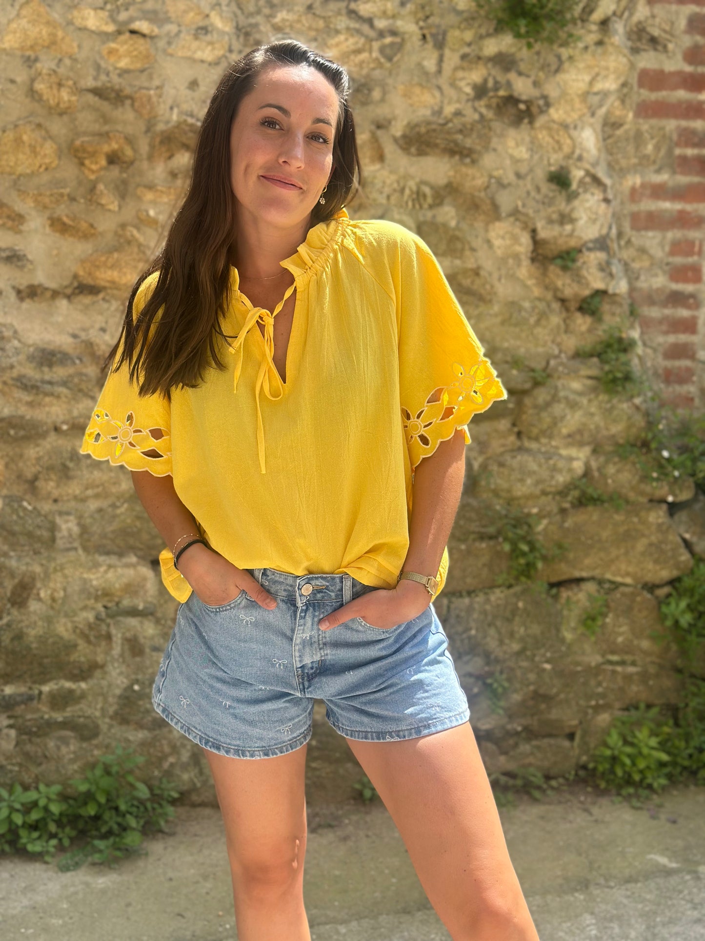 Blouse jaune