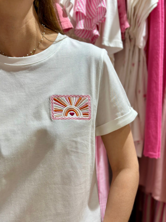 Tee-Shirt sunset rose