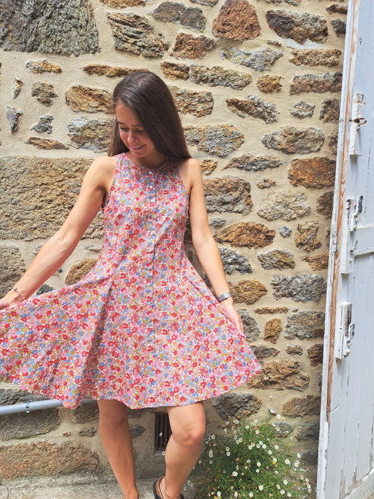 Robe liberty patineuse