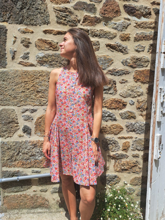 Robe liberty patineuse