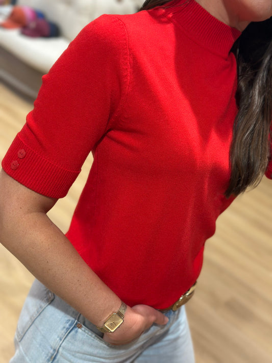 Tee-shirt pull rouge