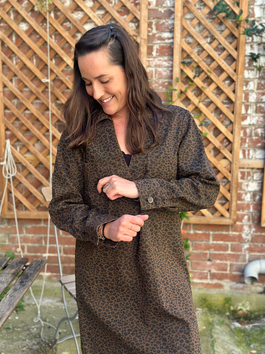 Robe jeans choco léo