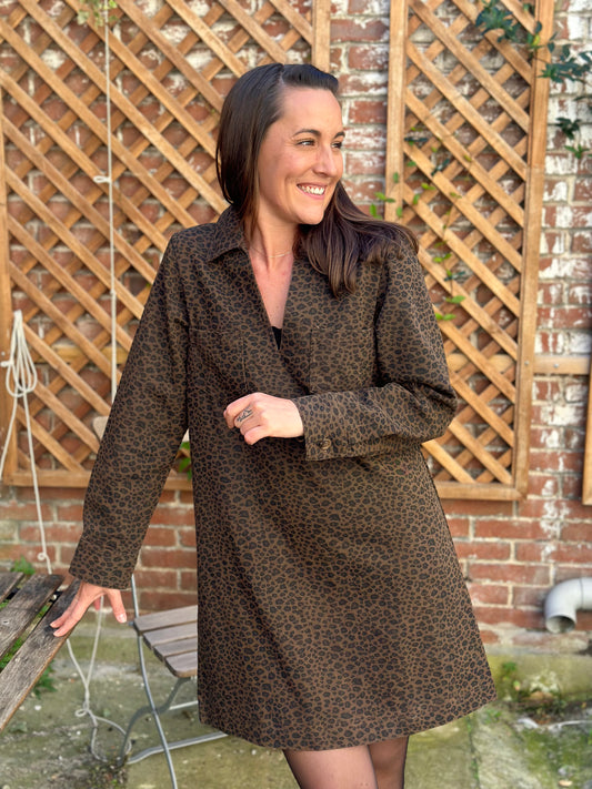 Robe jeans choco léo