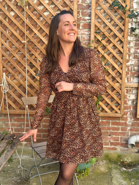 Robe choco paillettes
