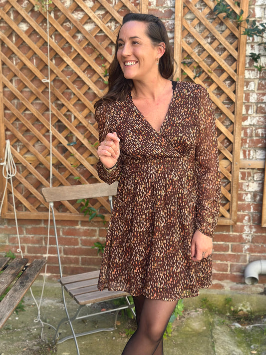 Robe choco paillettes