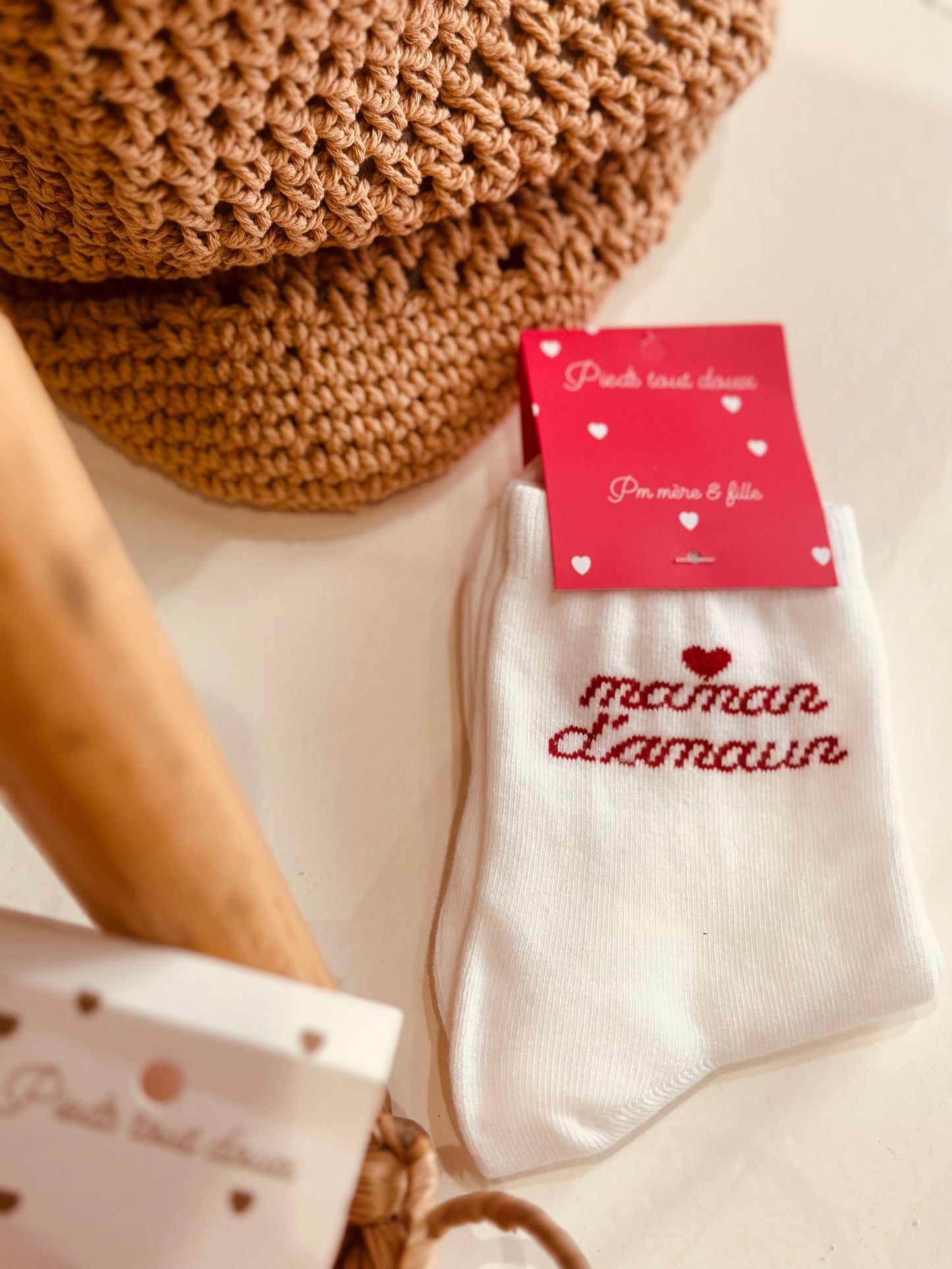 Chaussettes orange "Pipelette"