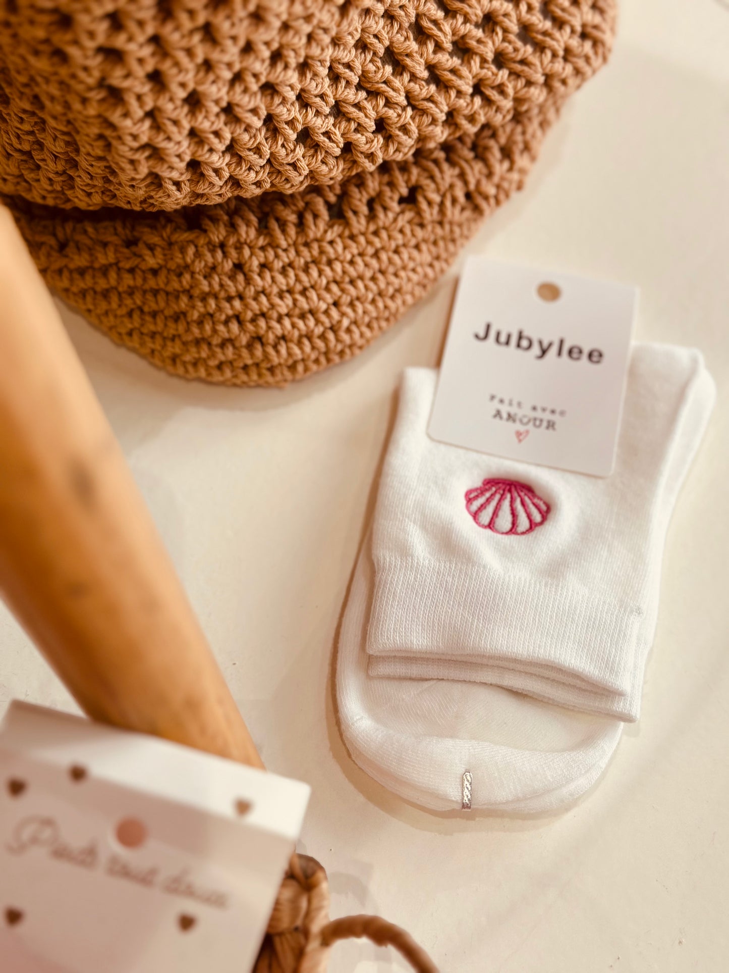 Chaussettes orange "Pipelette"