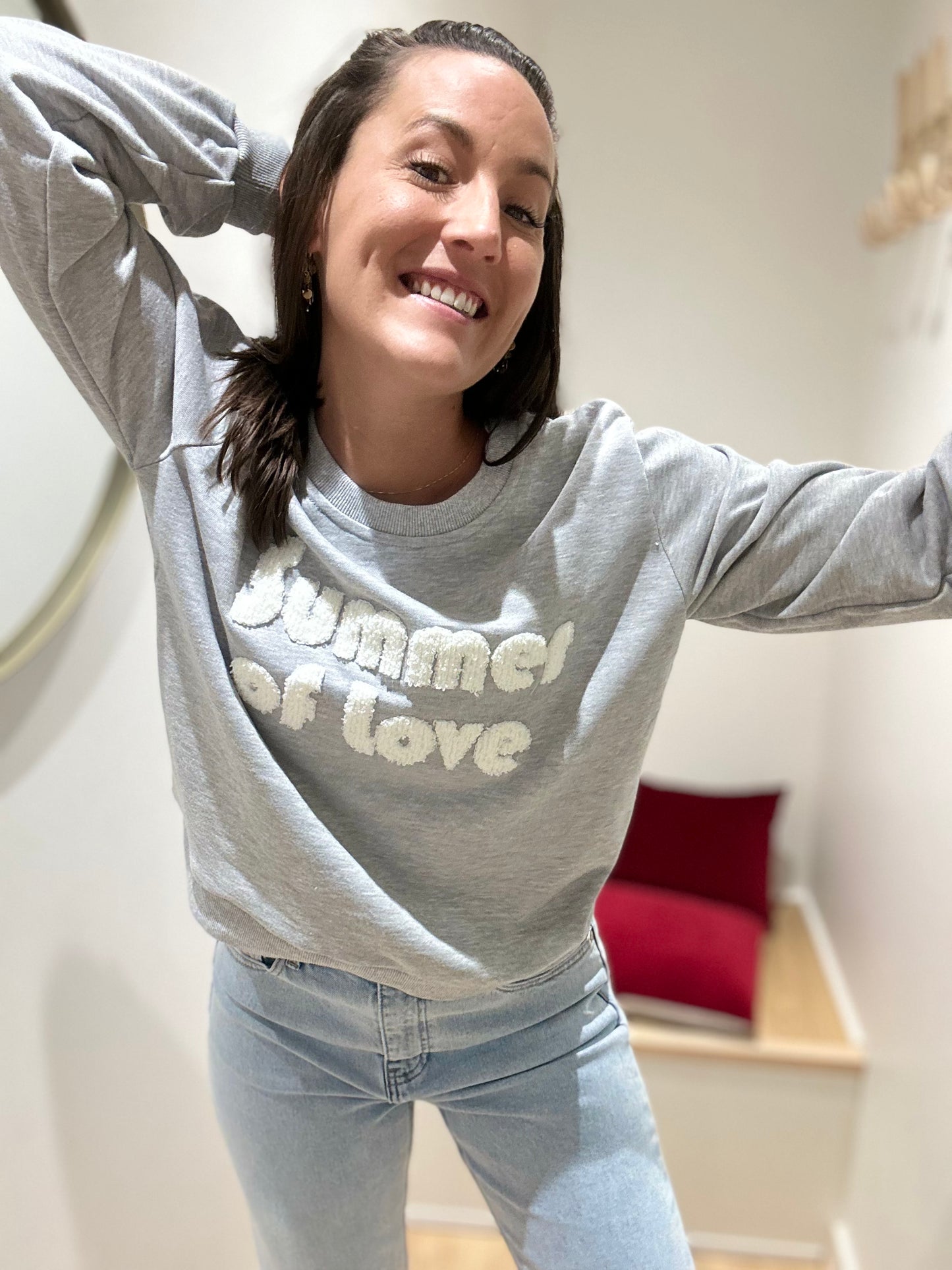 Sweat gris Summer of love
