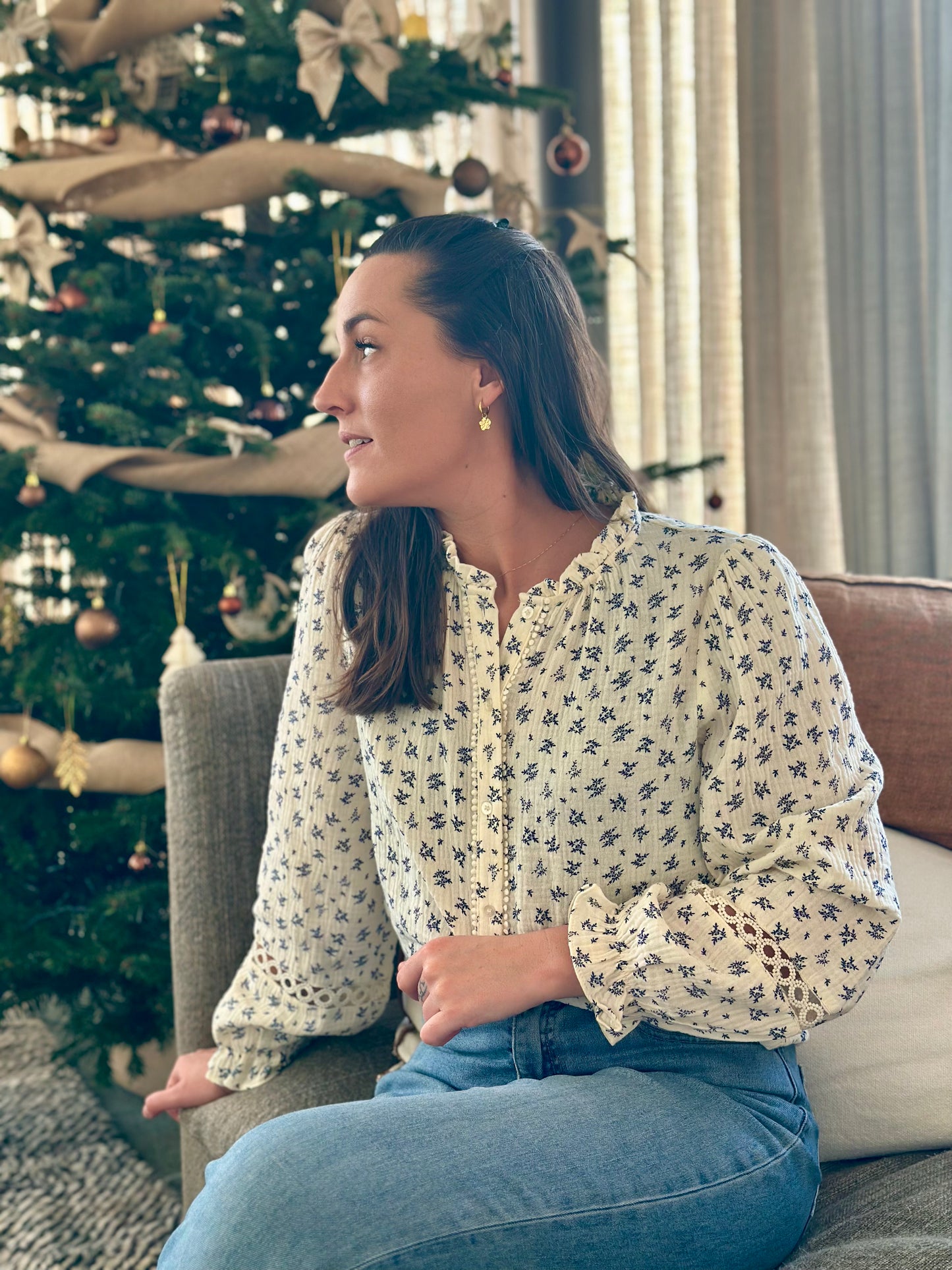 Chemise brin marine DG