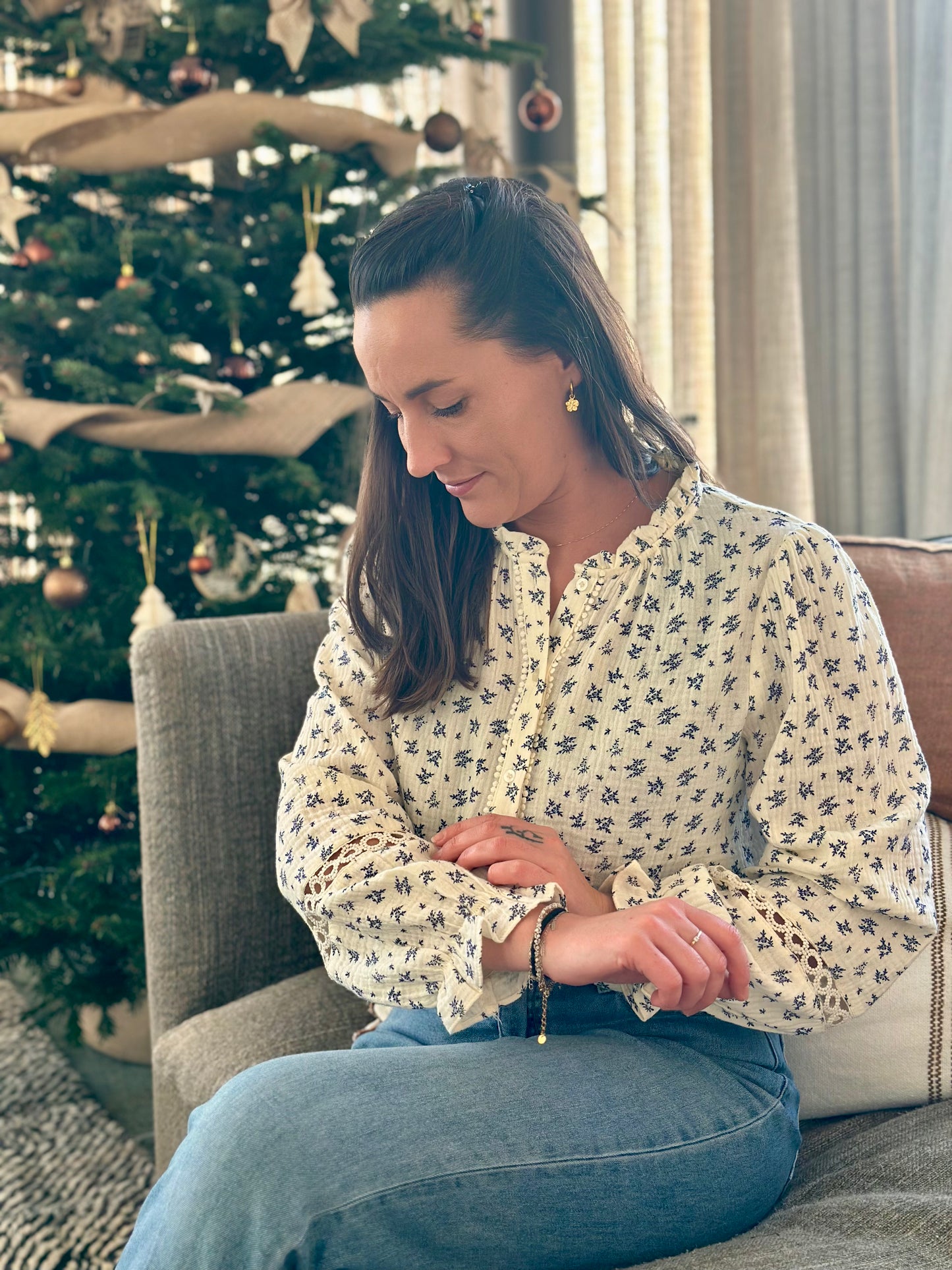 Chemise brin marine DG