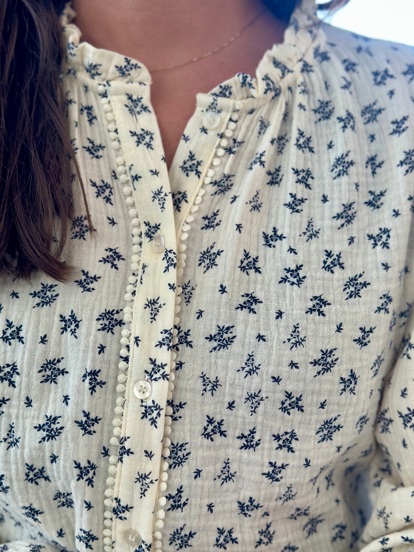 Chemise brin marine DG