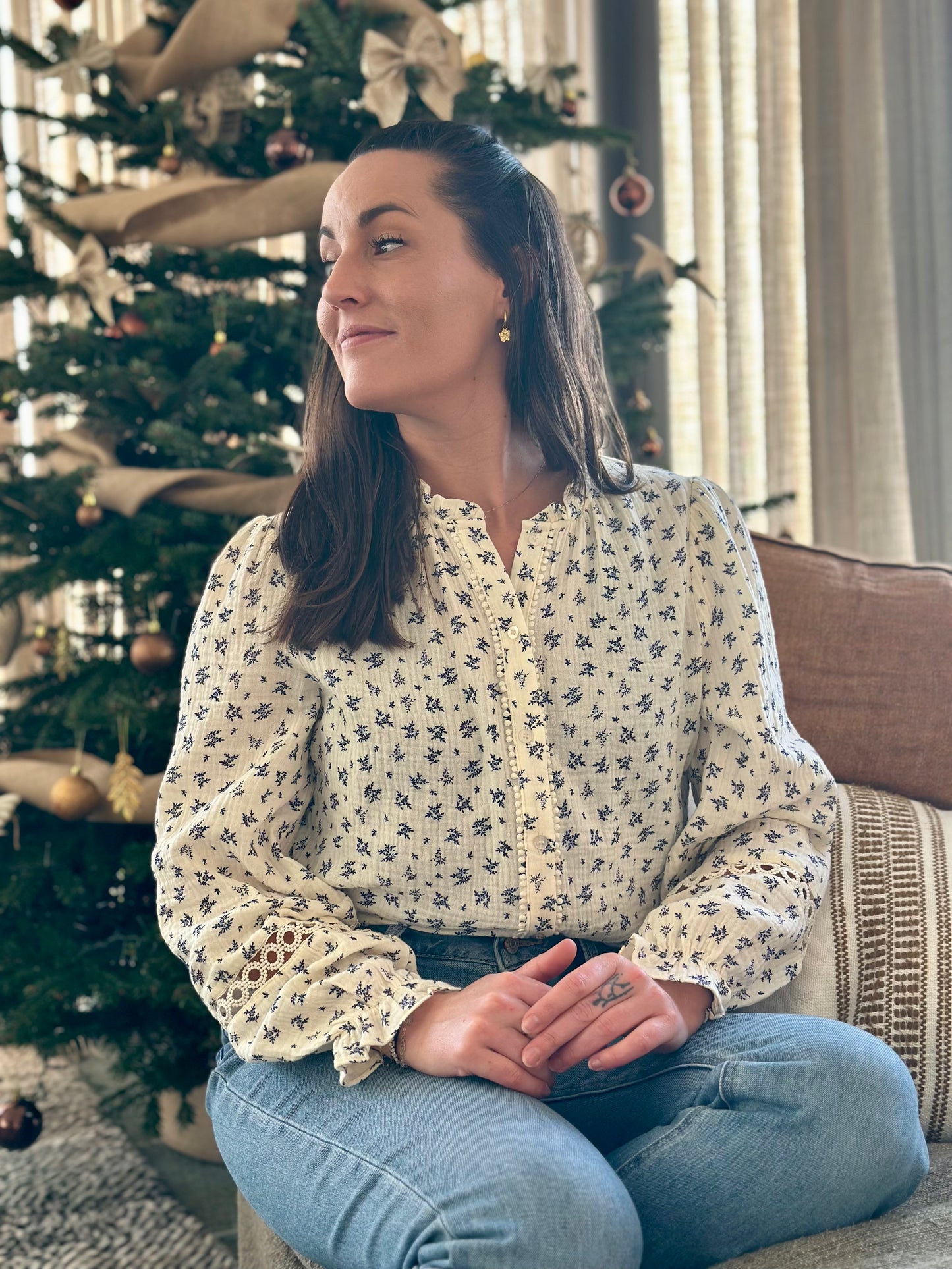 Chemise brin marine DG