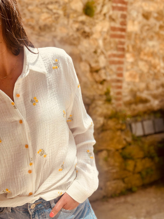 Chemise brin jaune