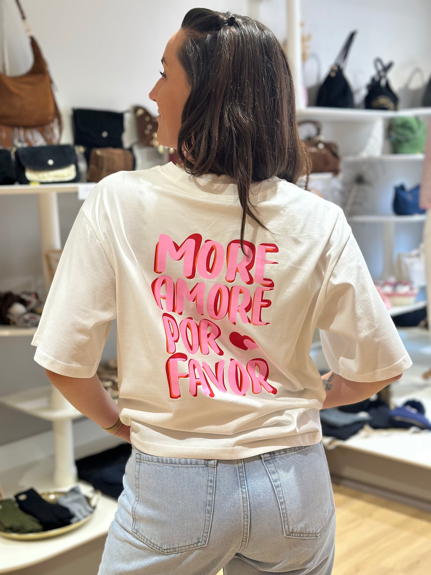 Tee-shirt More amor por favor