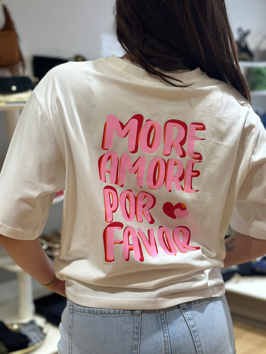 Tee-shirt More amor por favor