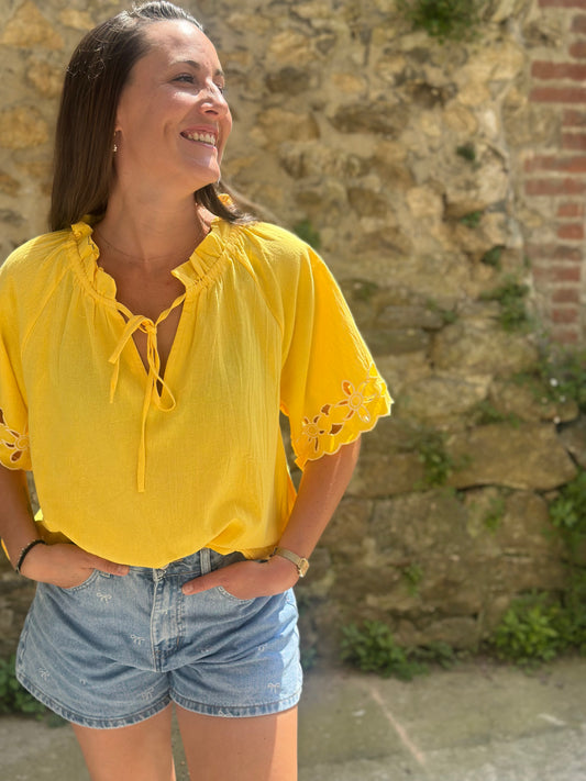 Blouse jaune