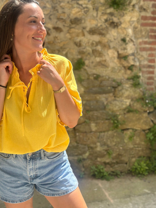 Blouse jaune