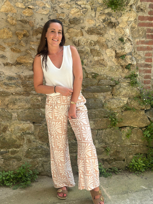 Pantalon imprimé Ice Coffee