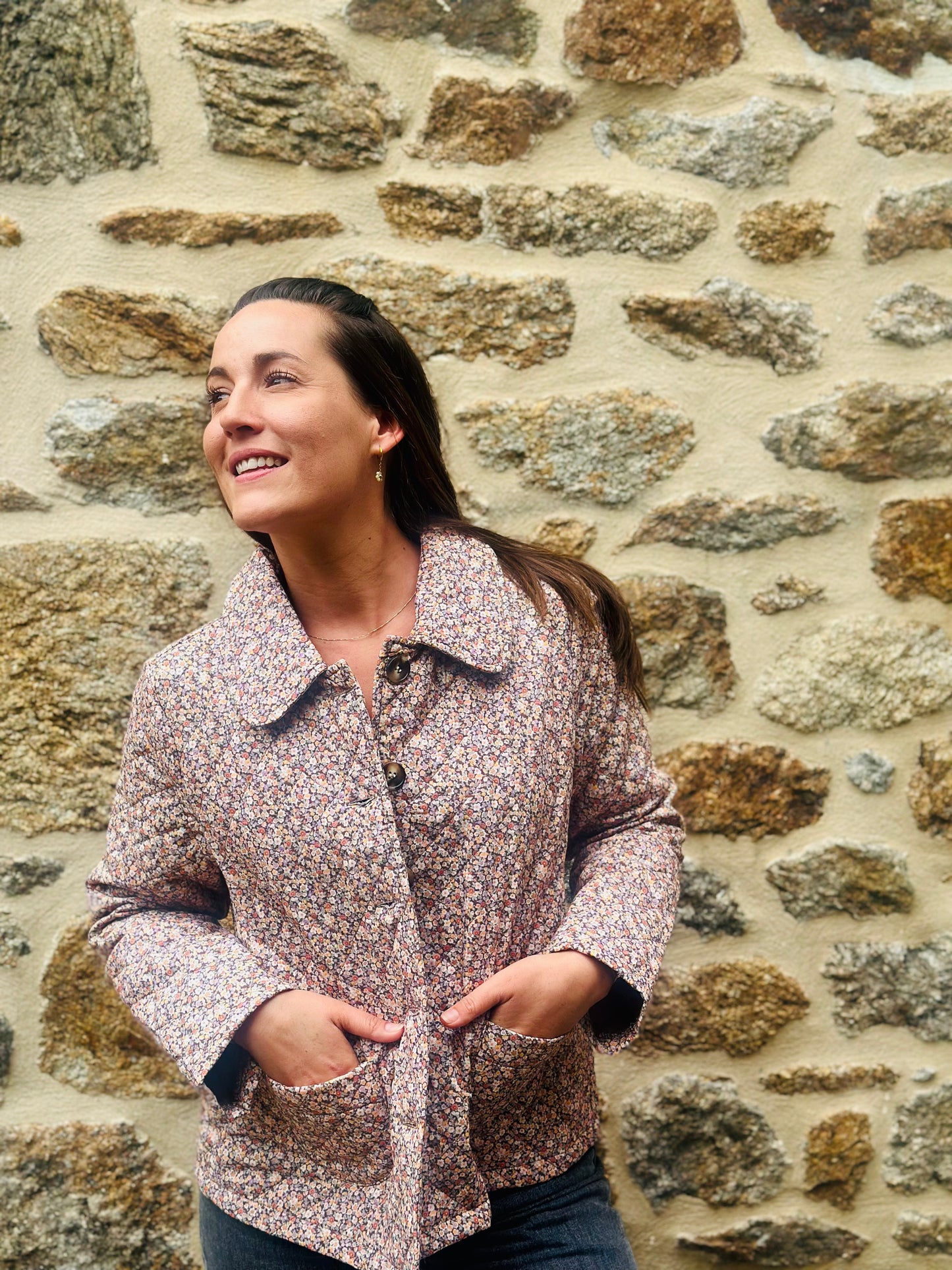 Veste liberty col Claudine