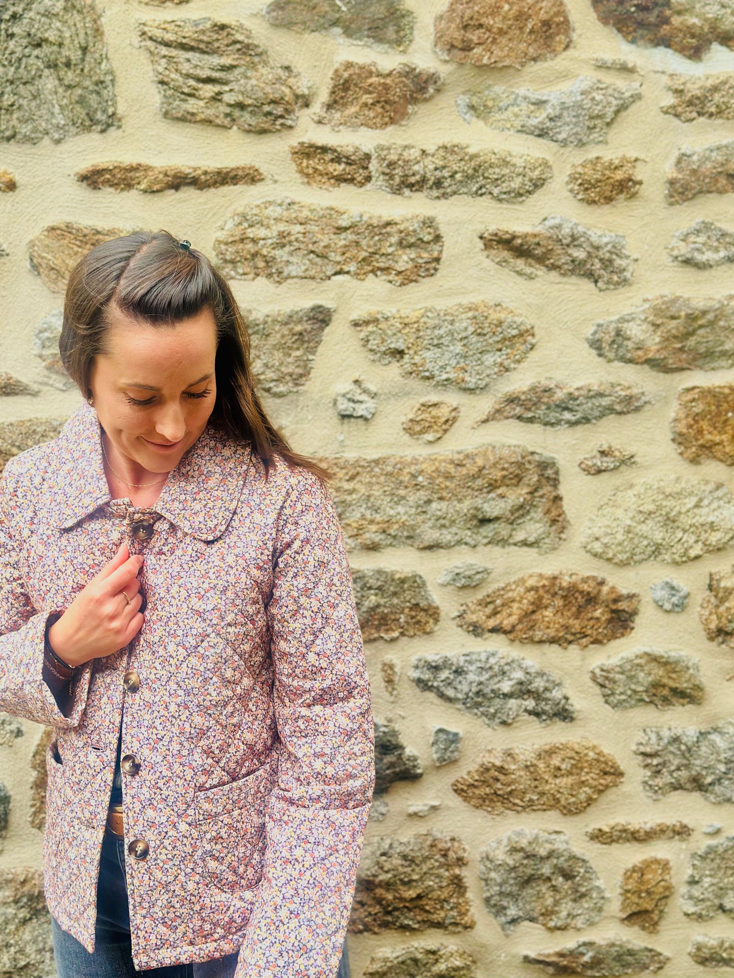 Veste liberty col Claudine