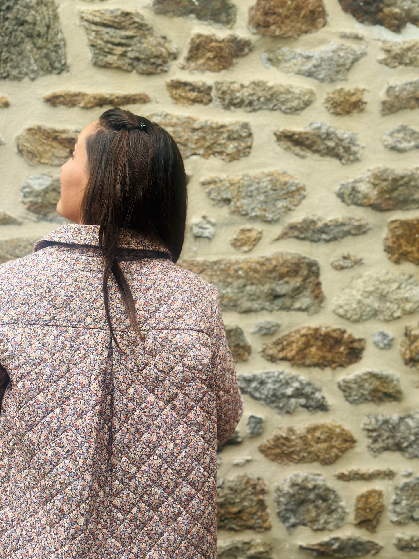 Veste liberty col Claudine