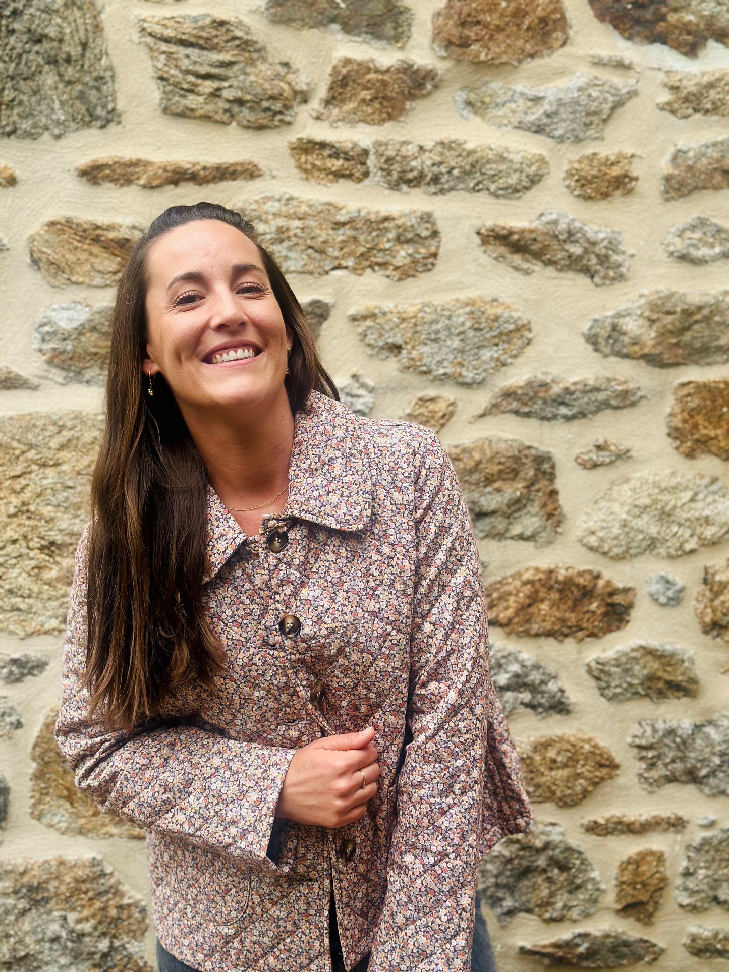 Veste liberty col Claudine