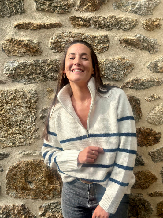 Pull marinière camionneur