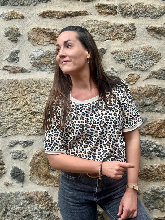 Tee-shirt léopard
