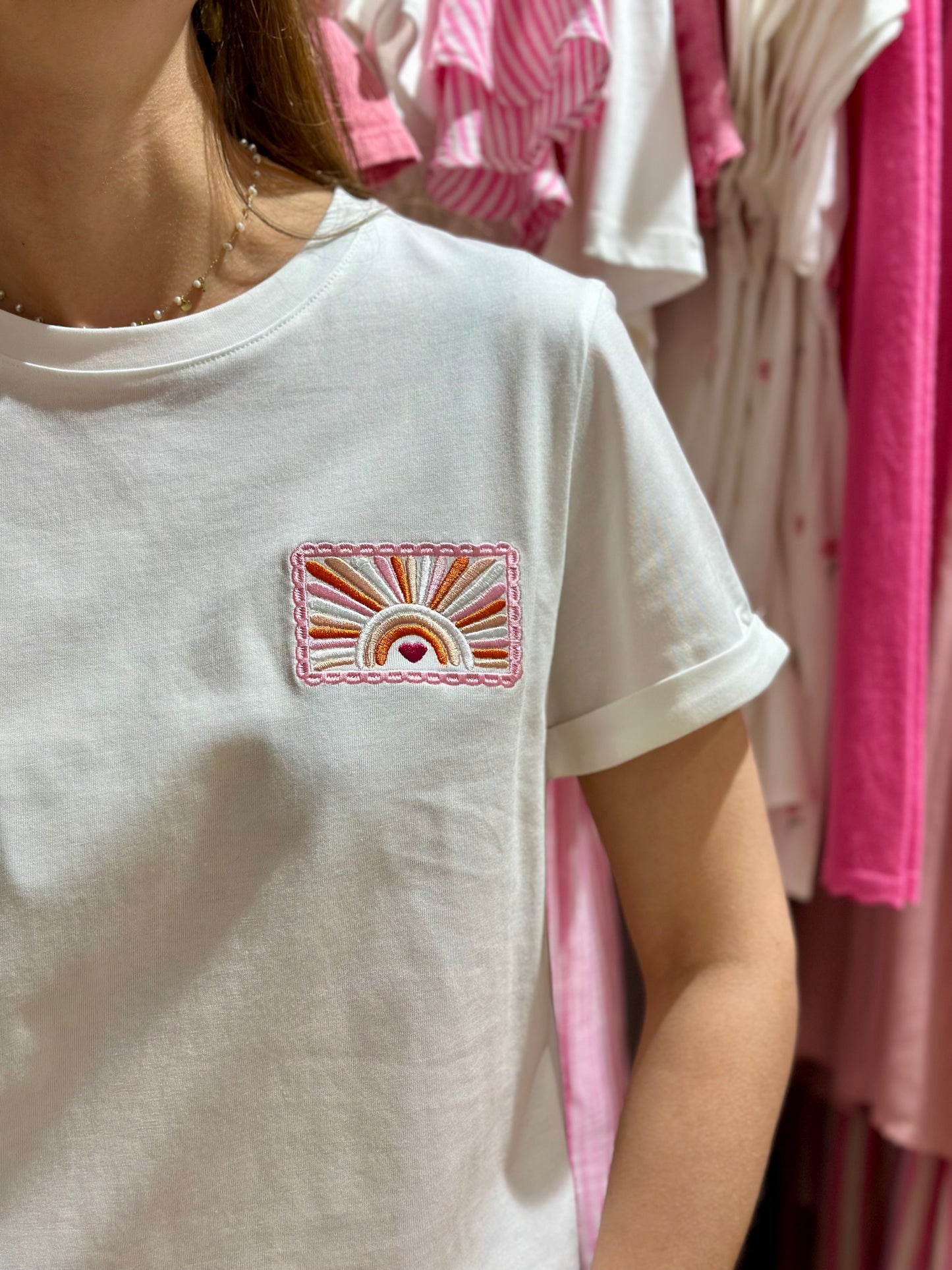 Tee-Shirt sunset rose