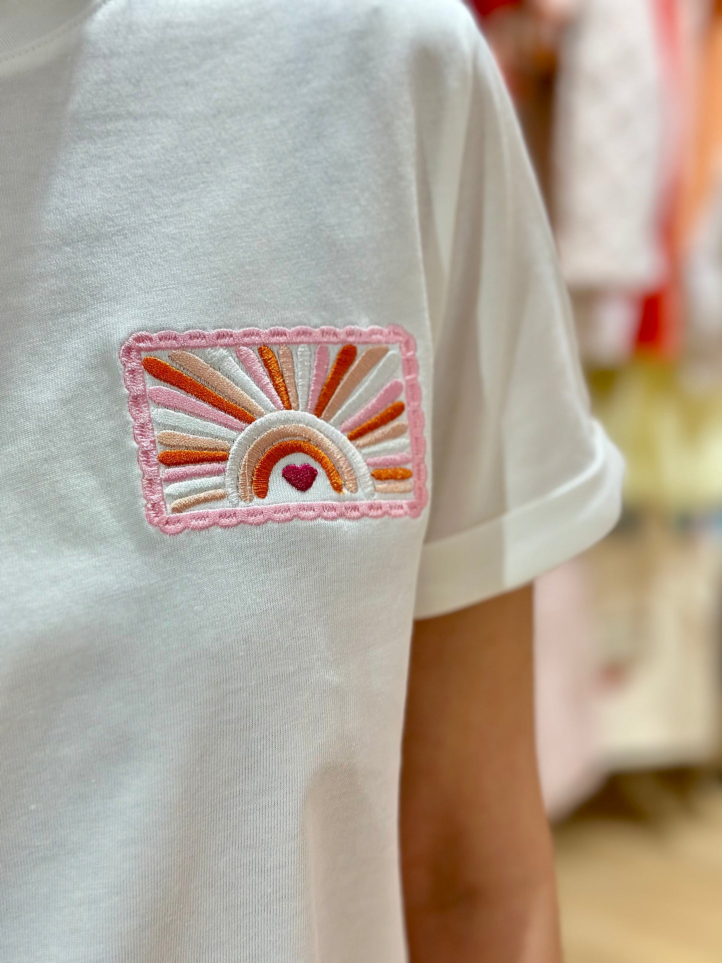 Tee-Shirt sunset rose