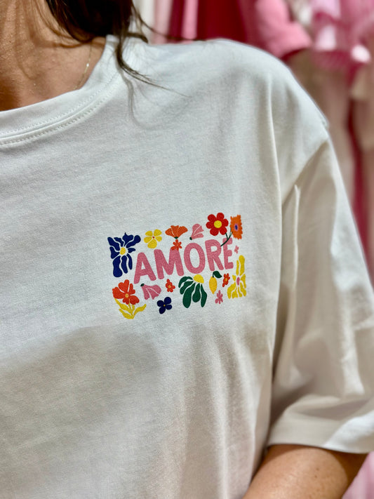 Tee-Shirt Amore fleurs