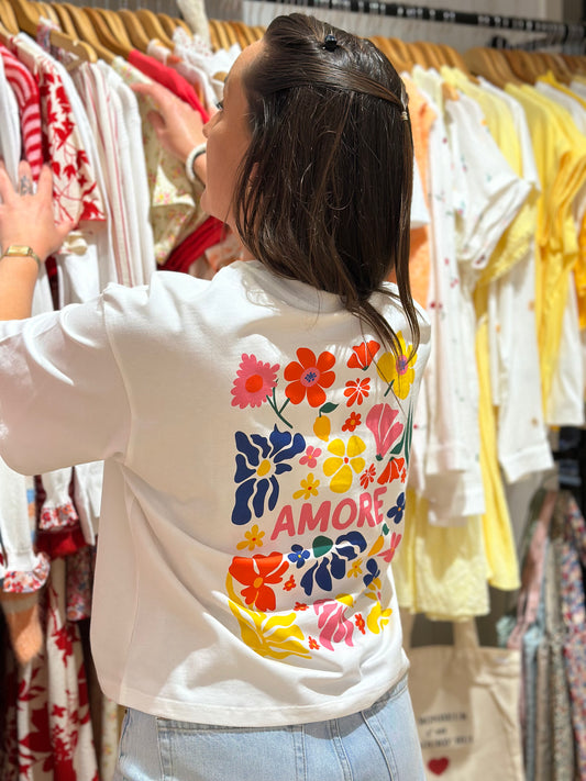 Tee-Shirt Amore fleurs